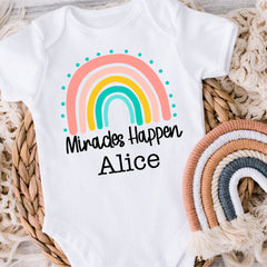 Miracles Happen Baby Bodysuit