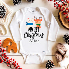 My 1st Christmas Baby Bodysuit