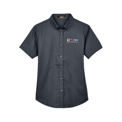 MY FBM - CORE365 Women's Optimum Short Sleeve Twill Shirt - 78194