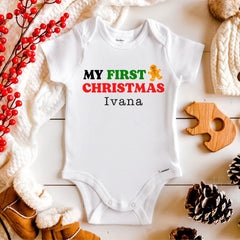 My First Christmas Baby Bodysuit