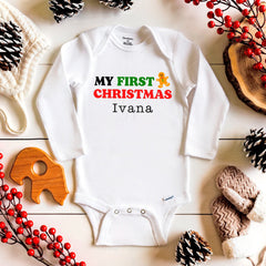 My First Christmas Baby Bodysuit