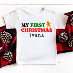 My First Christmas Baby Bodysuit