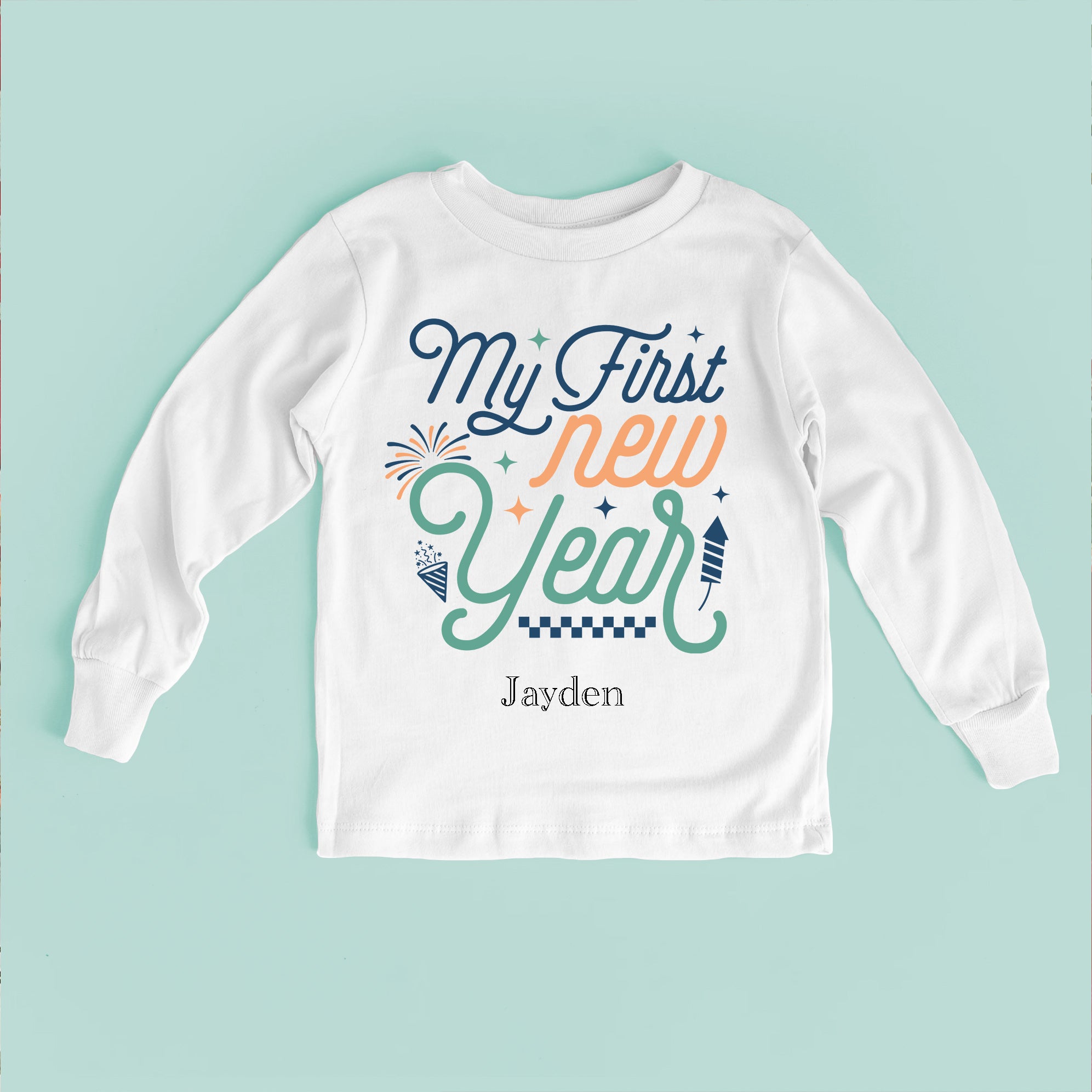 My First New Year Baby Bodysuit