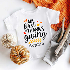 My First Thanksgiving Baby Bodysuit