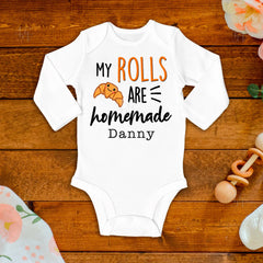 My Rolls Are Homemade Baby Bodysuit