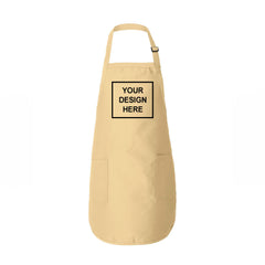 Q-Tees Full-Length Apron with Pockets - Q4350