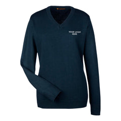 Harriton Women's Pilbloc V-Neck Sweater - M420W