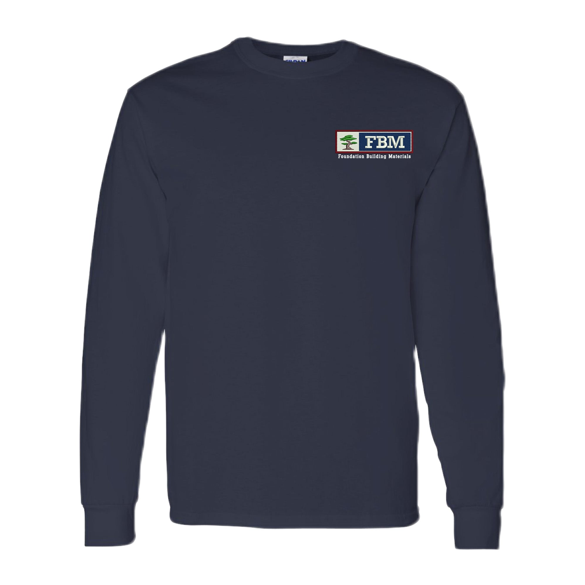 Gildan - Heavy Cotton™ Long Sleeve T-Shirt - (embroidery)