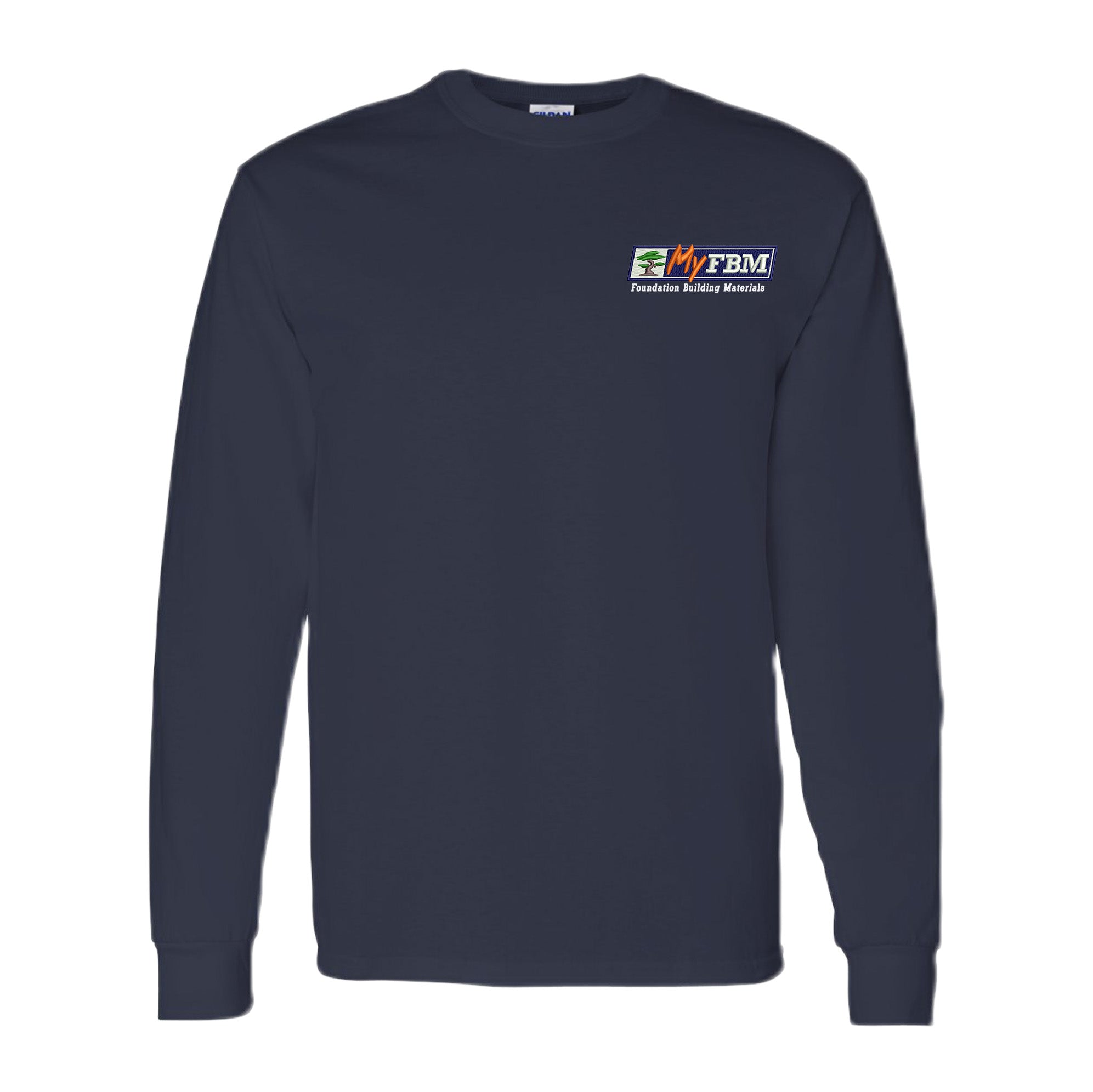 Gildan - Heavy Cotton™ Long Sleeve T-Shirt - (embroidery)