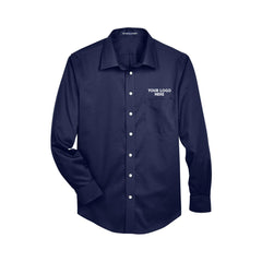 Devon & Jones Men's Crown Collection® Solid Stretch Twill Woven Dress Shirt - DG530