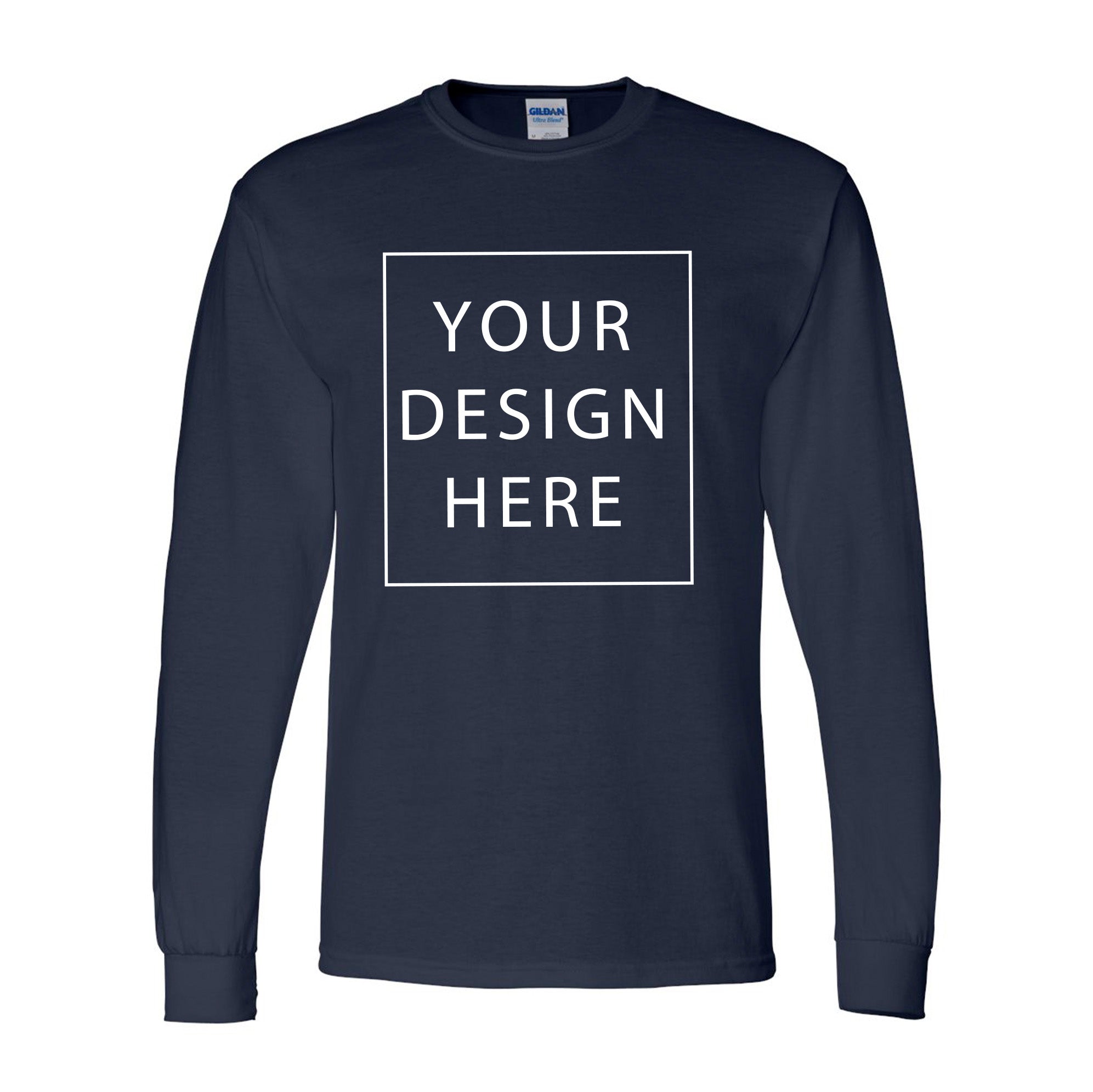 Gildan - DryBlend® 50/50 Long Sleeve T-Shirt - Front