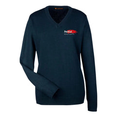 PROWALL - Harriton Women's Pilbloc V-Neck Sweater - M420W