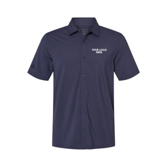 Adidas Men's Full Button Down Short Sleeve Shirt - A595