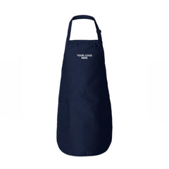 Q-Tees Full-Length Apron with Pockets - Q4350