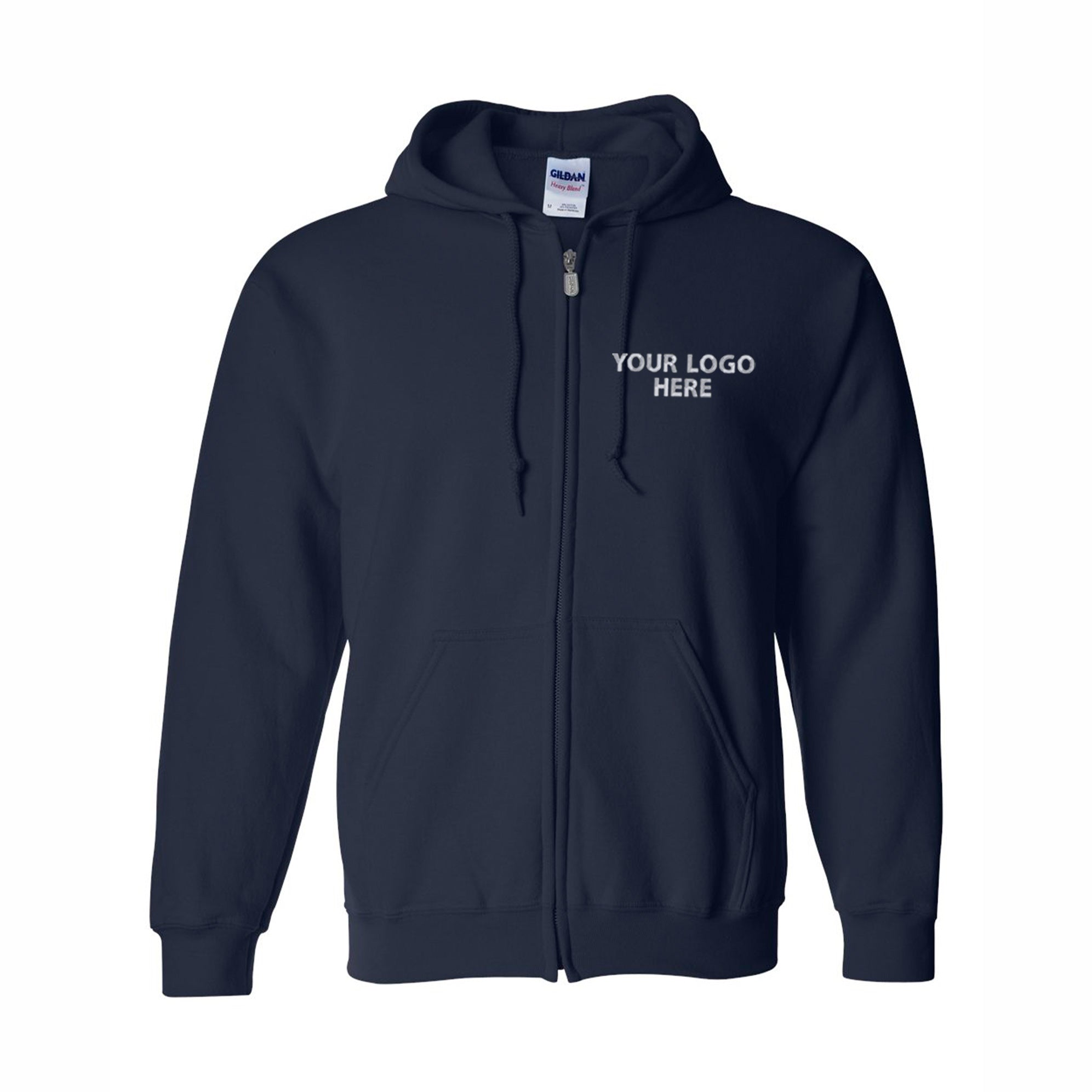 Gildan - Heavy Blend™ Full-Zip Hooded Sweatshirt - Front