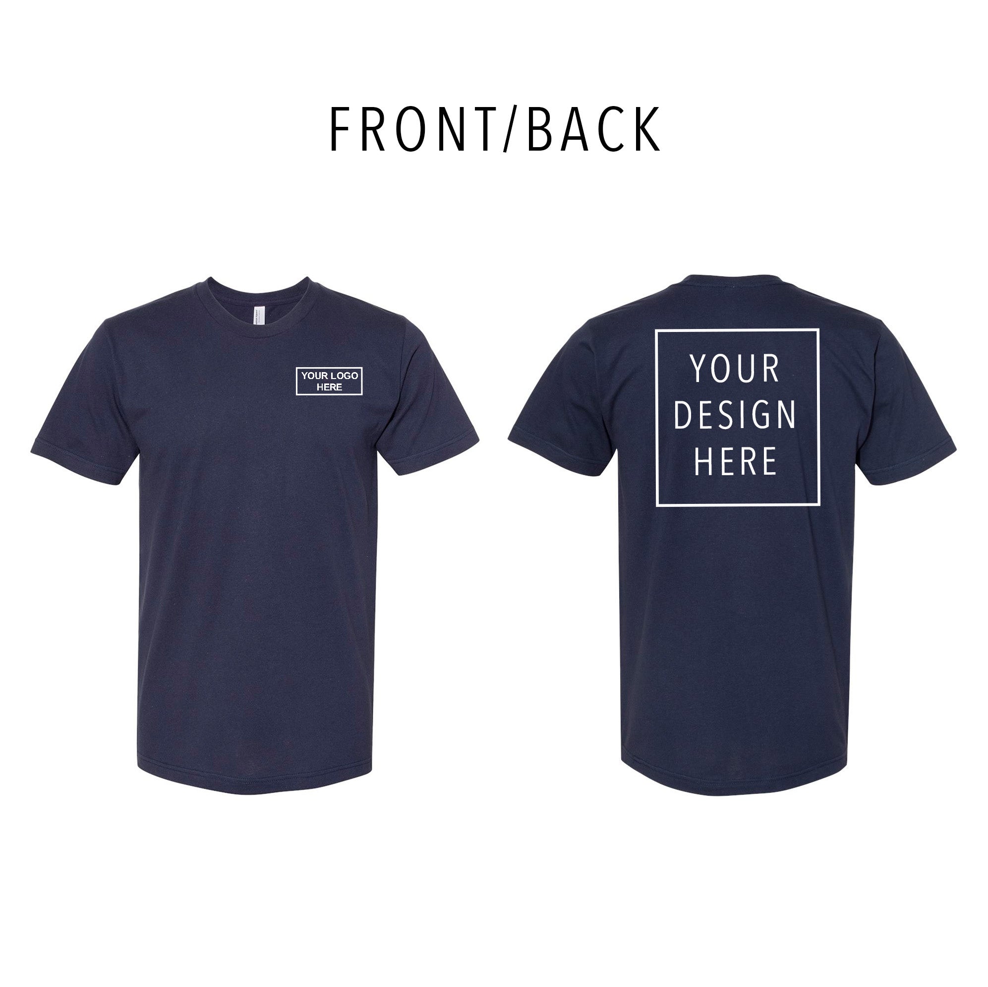 American Apparel - Fine Jersey Tee - Front/Back