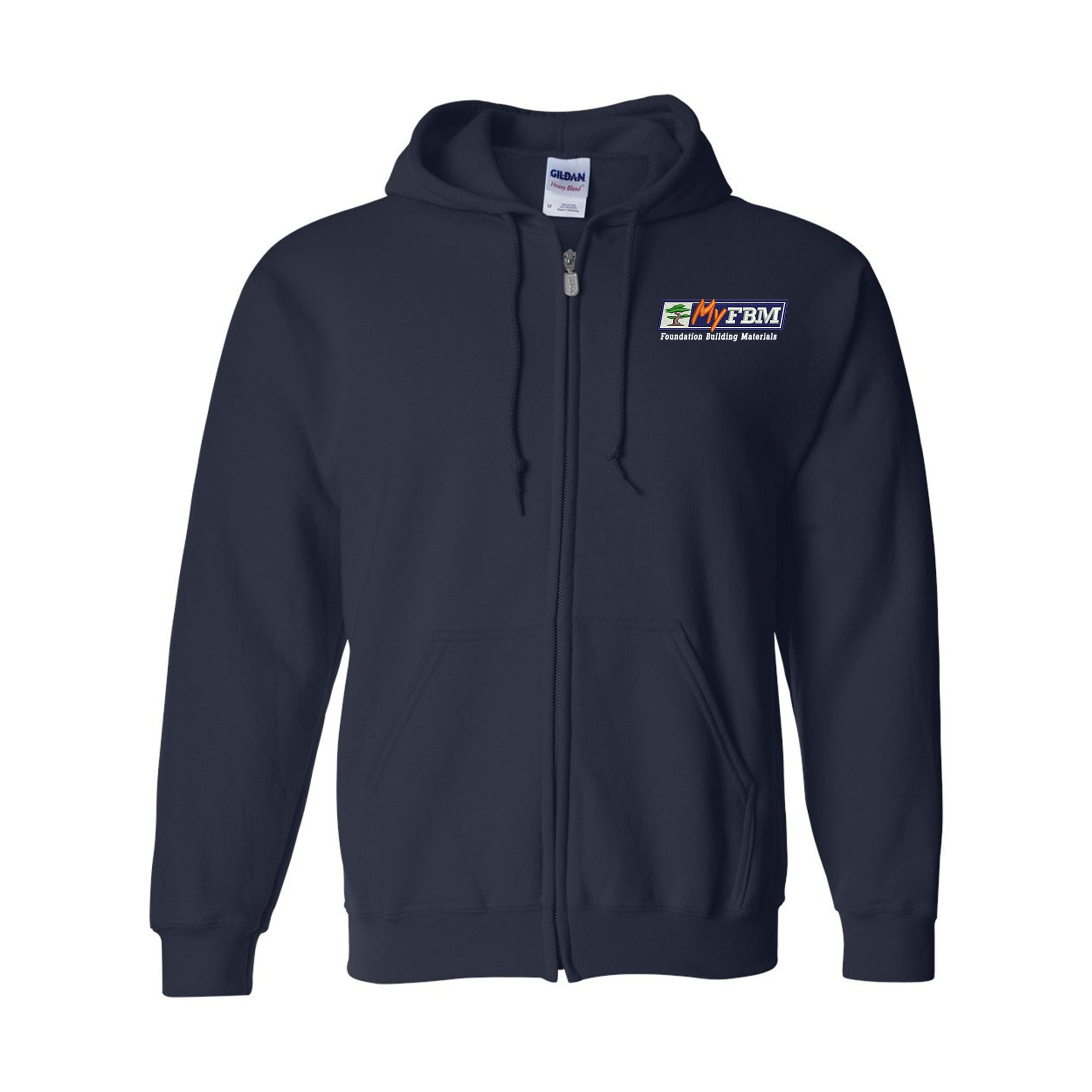 Gildan - Heavy Blend™ Full-Zip Hooded Sweatshirt - (embroidery)