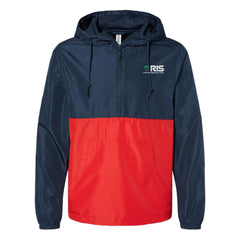 Independet Trading Co. Unisex Lightweight Quarter-Zip Windbreaker Pullover Jacket - EXP54LWP