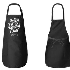 Never Trust A Skinny Chef Apron