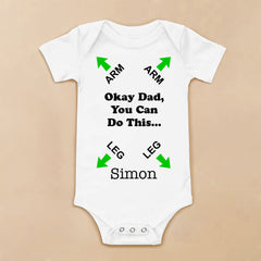 Okay Dad, You Can Do This Baby Bodysuit