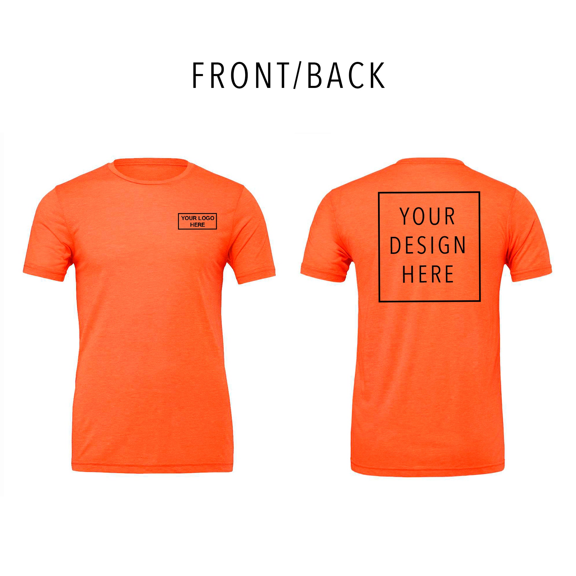 BELLA + CANVAS - Jersey Tee - Front/Back