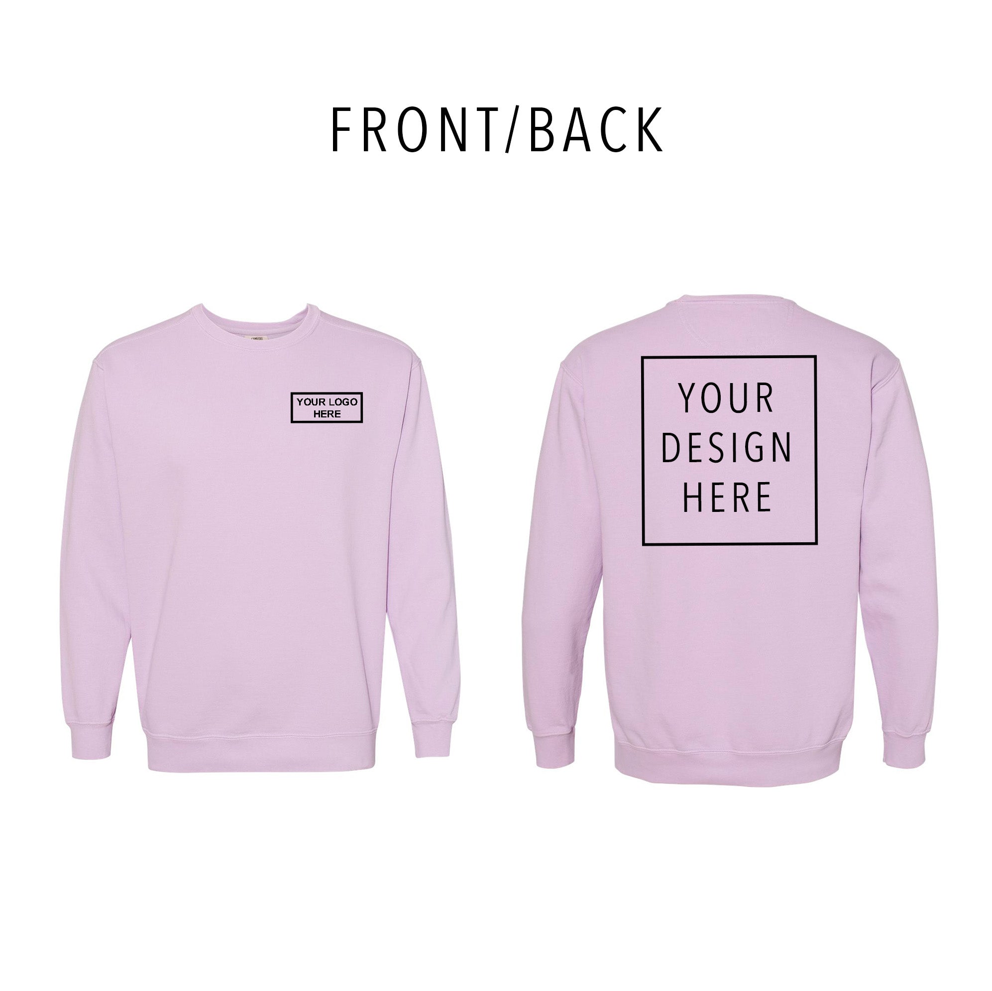Comfort Colors - Garment-Dyed Sweatshirt - Front/Back