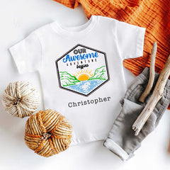 Our Awesome Adventure Begins Baby Bodysuit