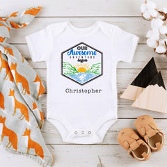 Our Awesome Adventure Begins Baby Bodysuit