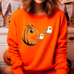 Pumpkin Pacman  Sweatshirt