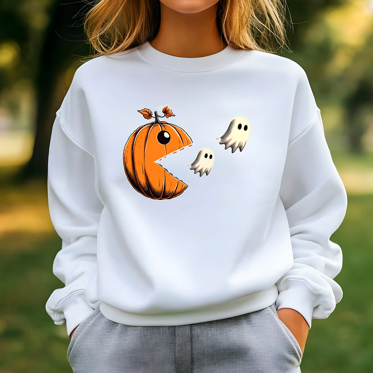 Pumpkin Pacman  Sweatshirt