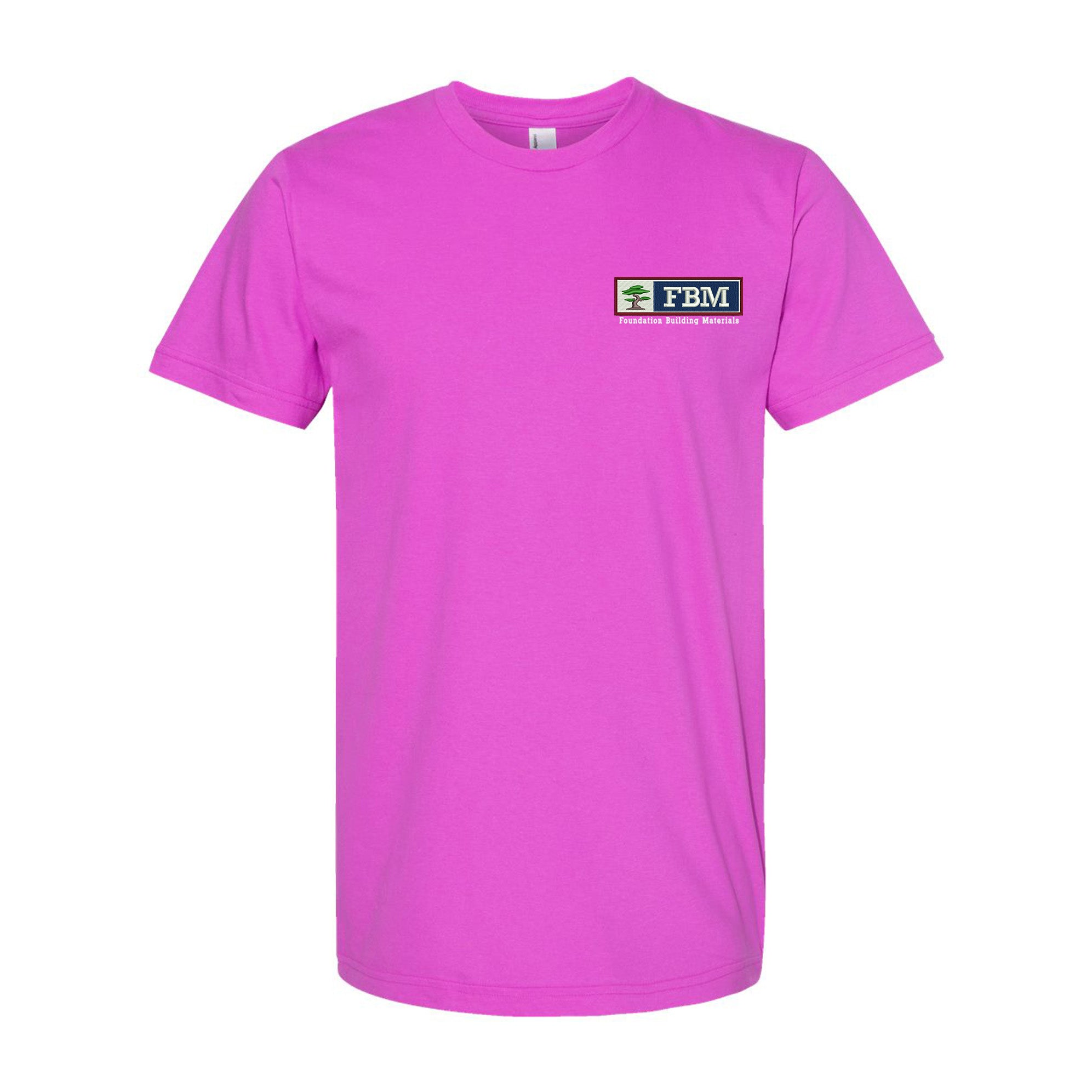 American Apparel - Fine Jersey Tee - (embroidery)