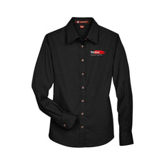 PROWALL - Harriton Women's Easy Blend™ Long Sleeve Twill Dress Shirt with Stain-Release - M500W (Copy)