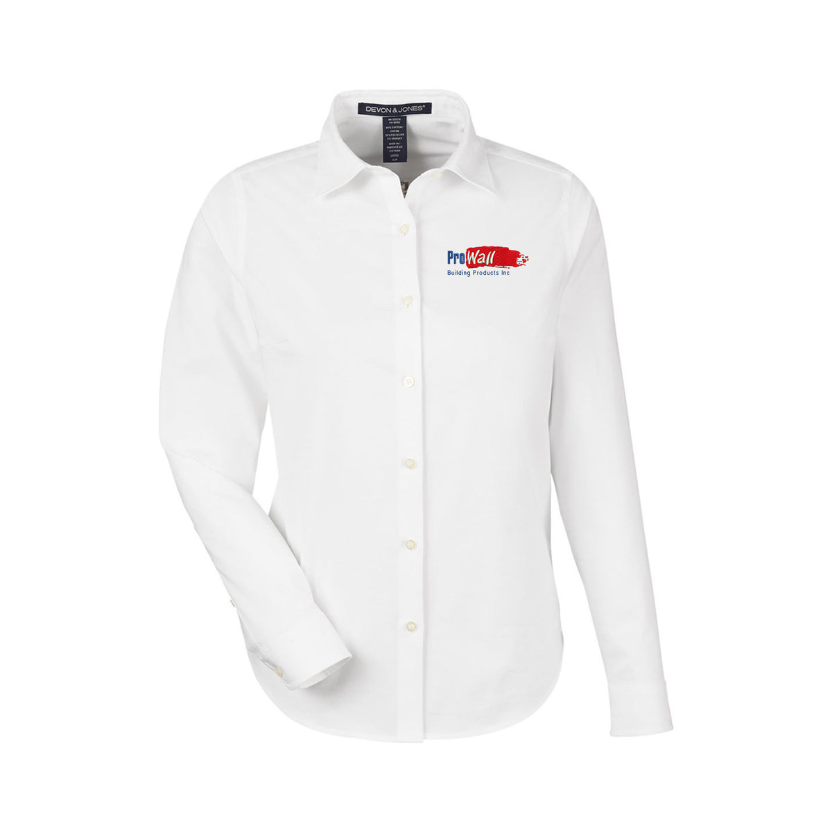 PROWALL - Devon & Jones Women's CrownLux Performance® Spencer Poplin Dress Shirt - DG505W
