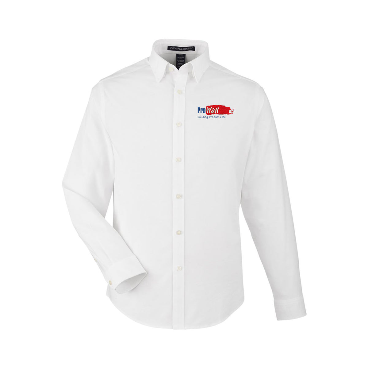 PROWALL - Devon & Jones Men's CrownLux Performance® Spencer Poplin Dress Shirt - DG505