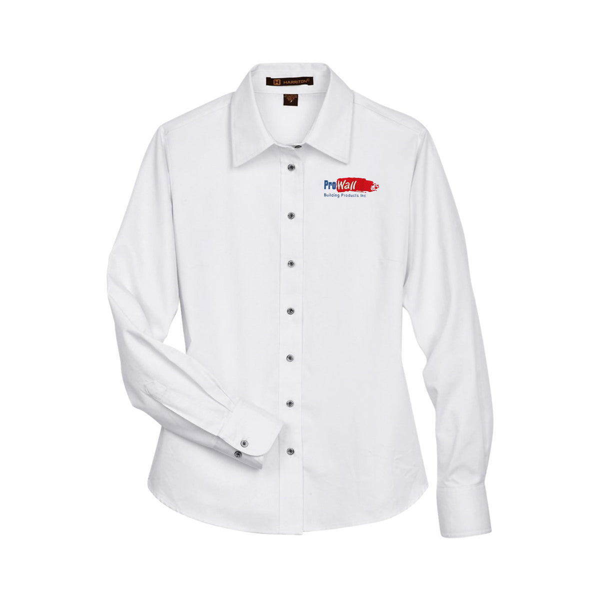PROWALL - Harriton Women's Easy Blend™ Long Sleeve Twill Dress Shirt with Stain-Release - M500W (Copy)