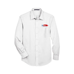 PROWALL - Devon & Jones Men's Crown Collection® Solid Stretch Twill Woven Dress Shirt - DG530