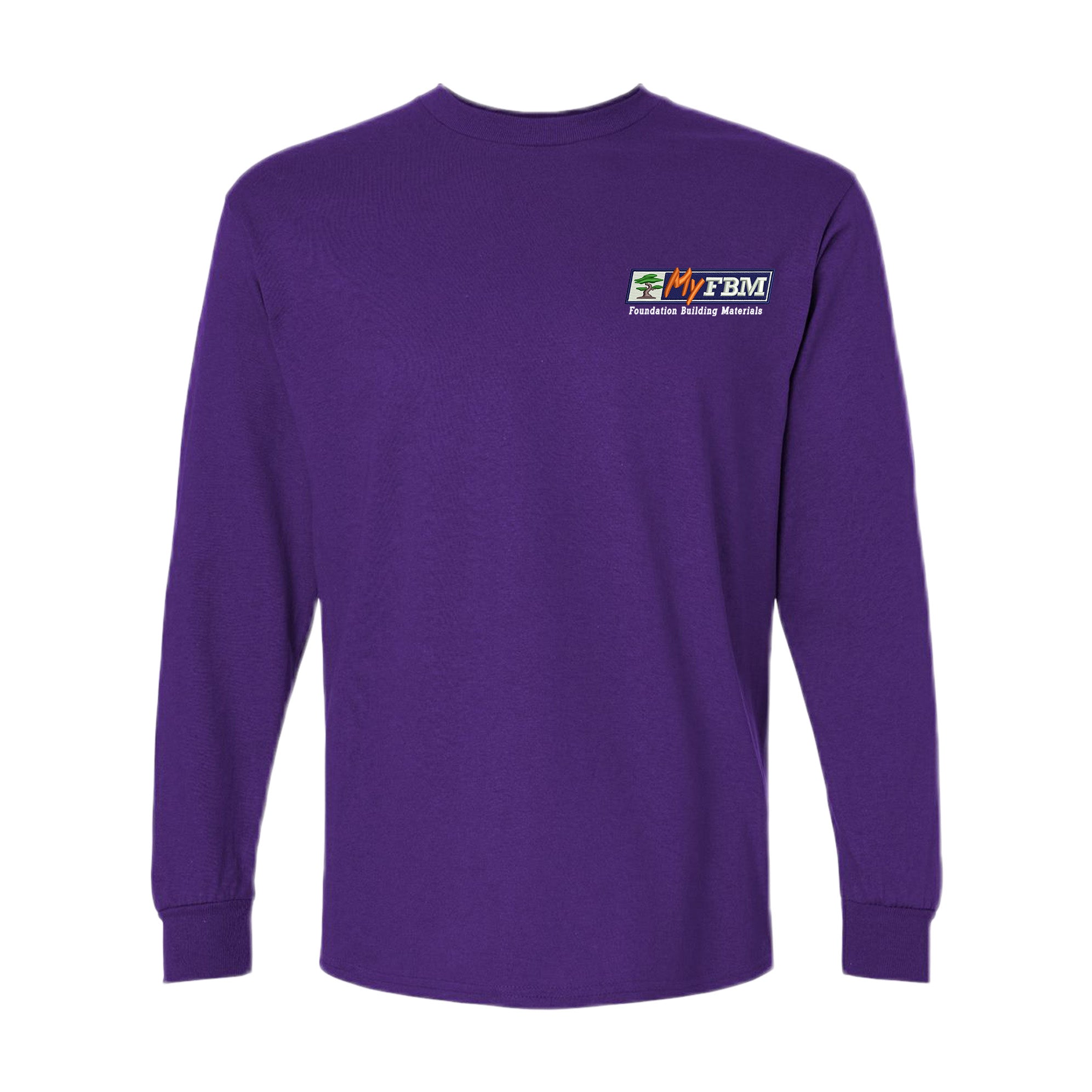 Gildan - Ultra Cotton® Long Sleeve T-Shirt - (embroidery)