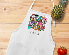 Embroidered Queen Of The Kitchen Apron