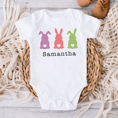 Easter Rabbits Baby Bodysuit