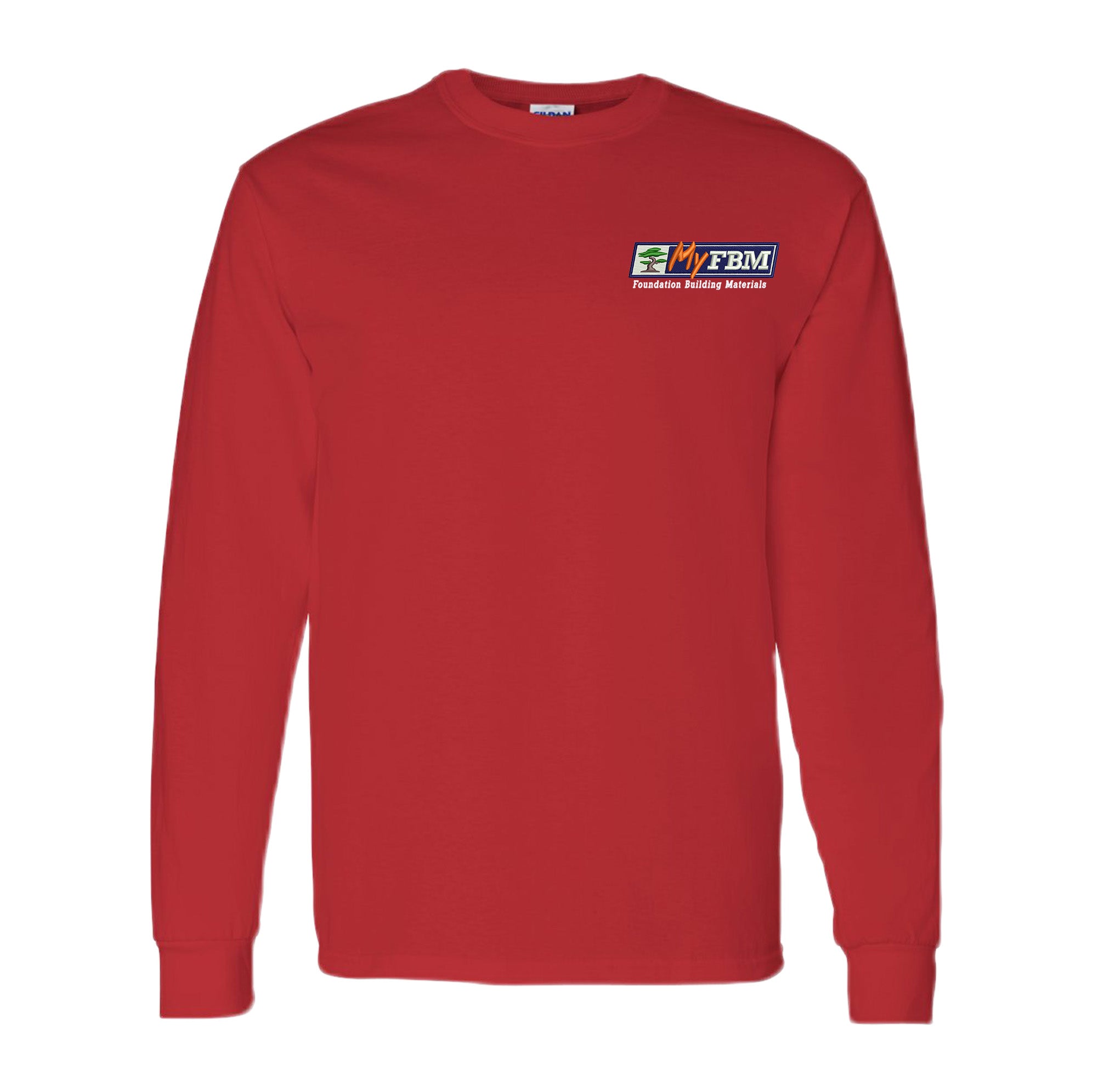 Gildan - Heavy Cotton™ Long Sleeve T-Shirt - (embroidery)
