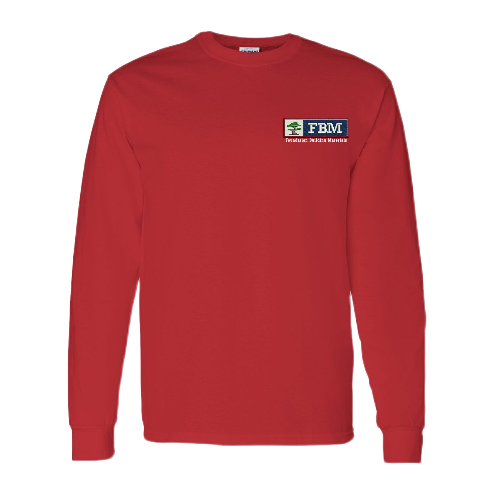 Gildan - Heavy Cotton™ Long Sleeve T-Shirt - (embroidery)