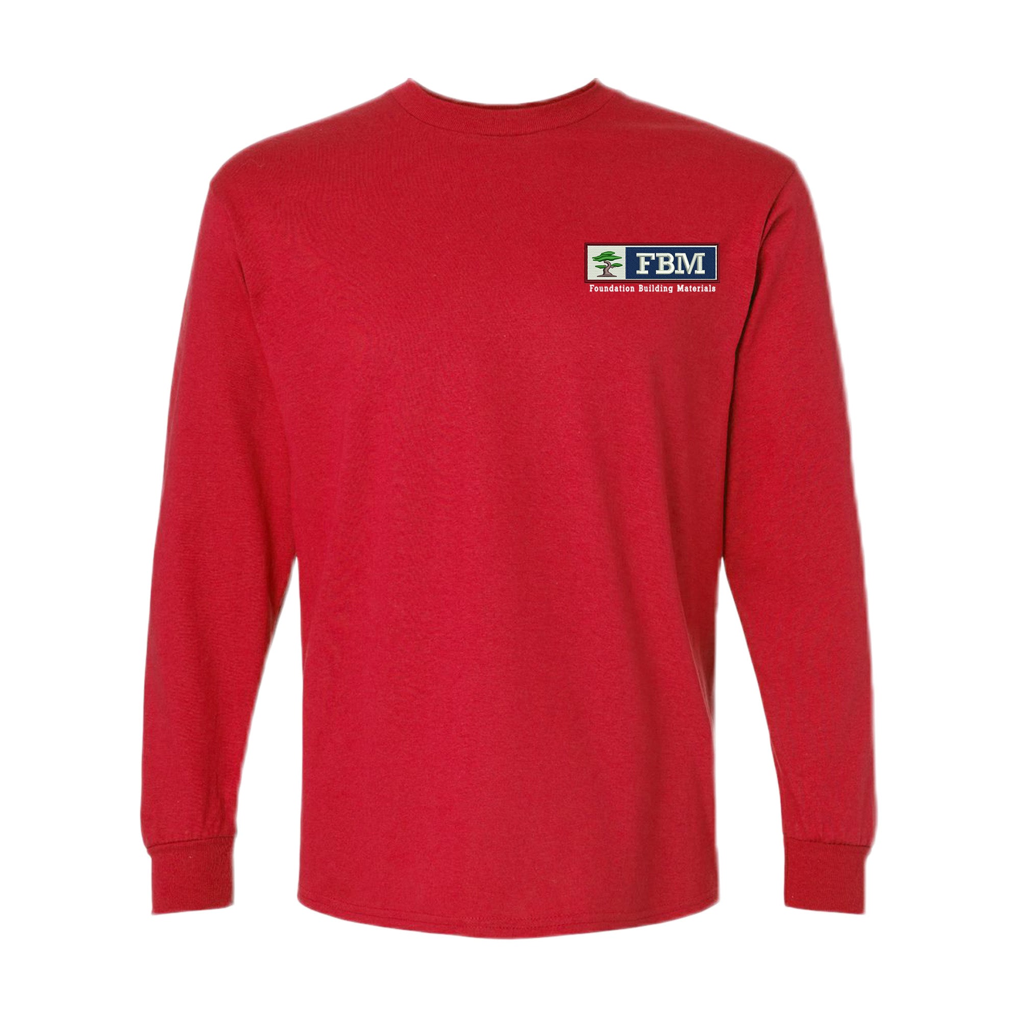 Gildan - Ultra Cotton® Long Sleeve T-Shirt - (embroidery)