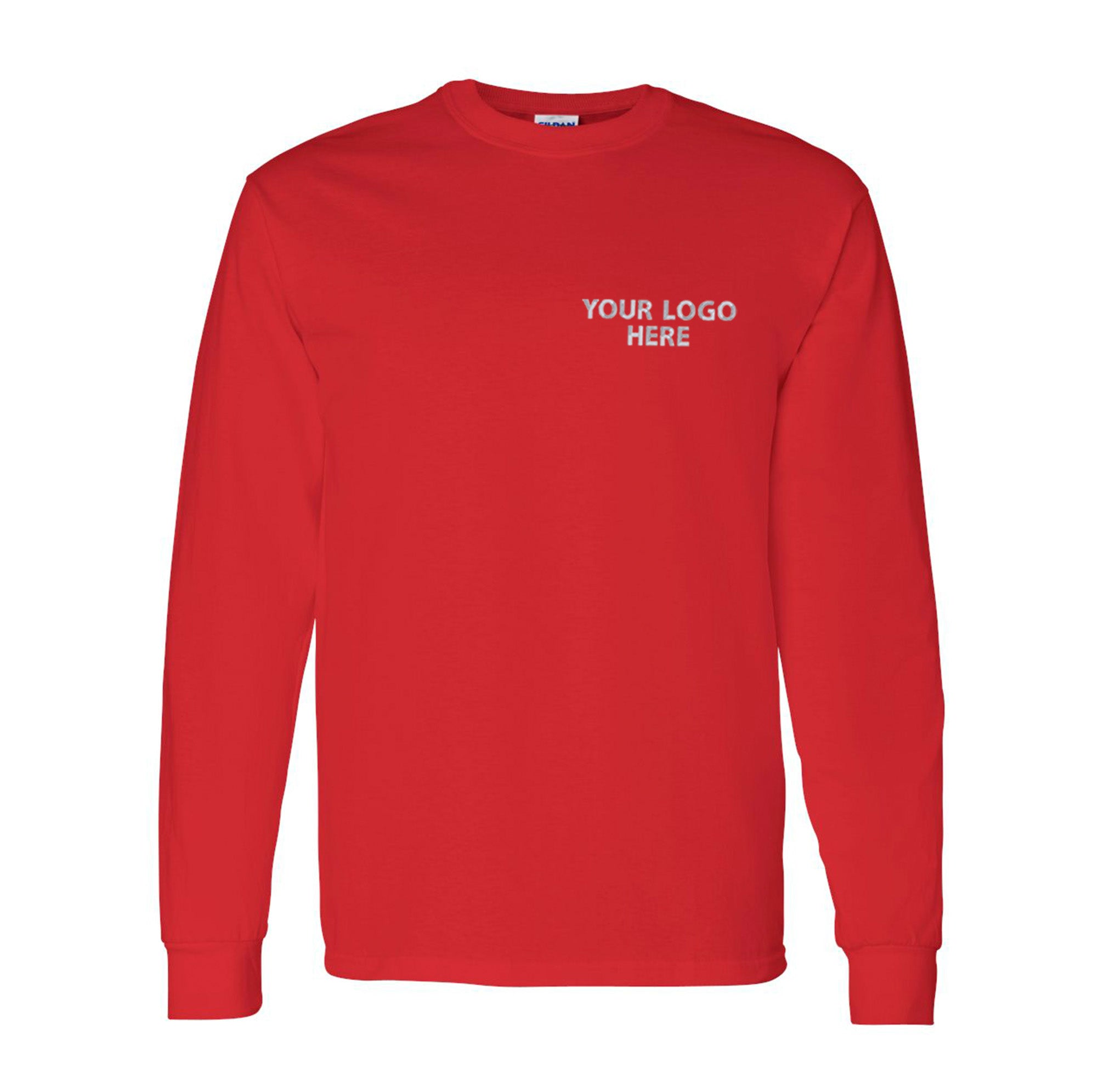 Gildan - Heavy Cotton™ Long Sleeve T-Shirt - Front
