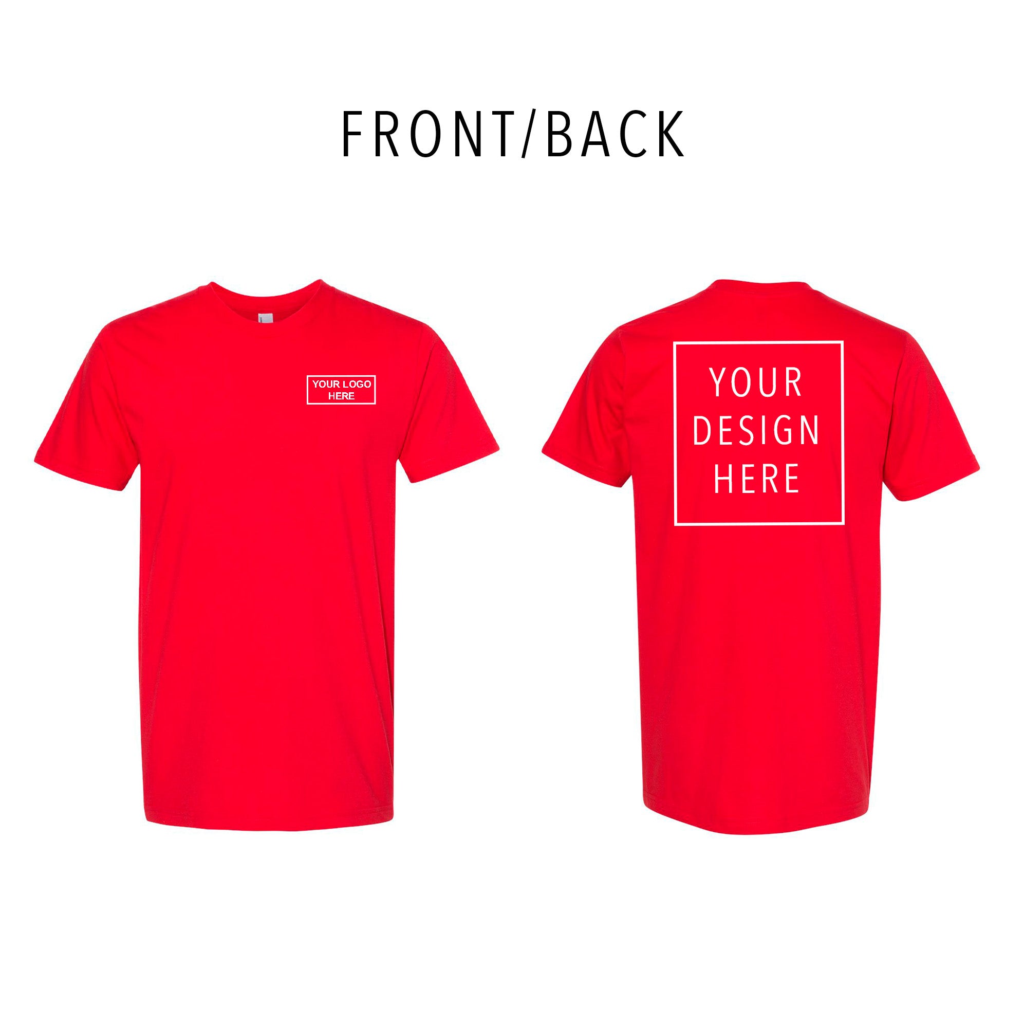 American Apparel - Fine Jersey Tee - Front/Back