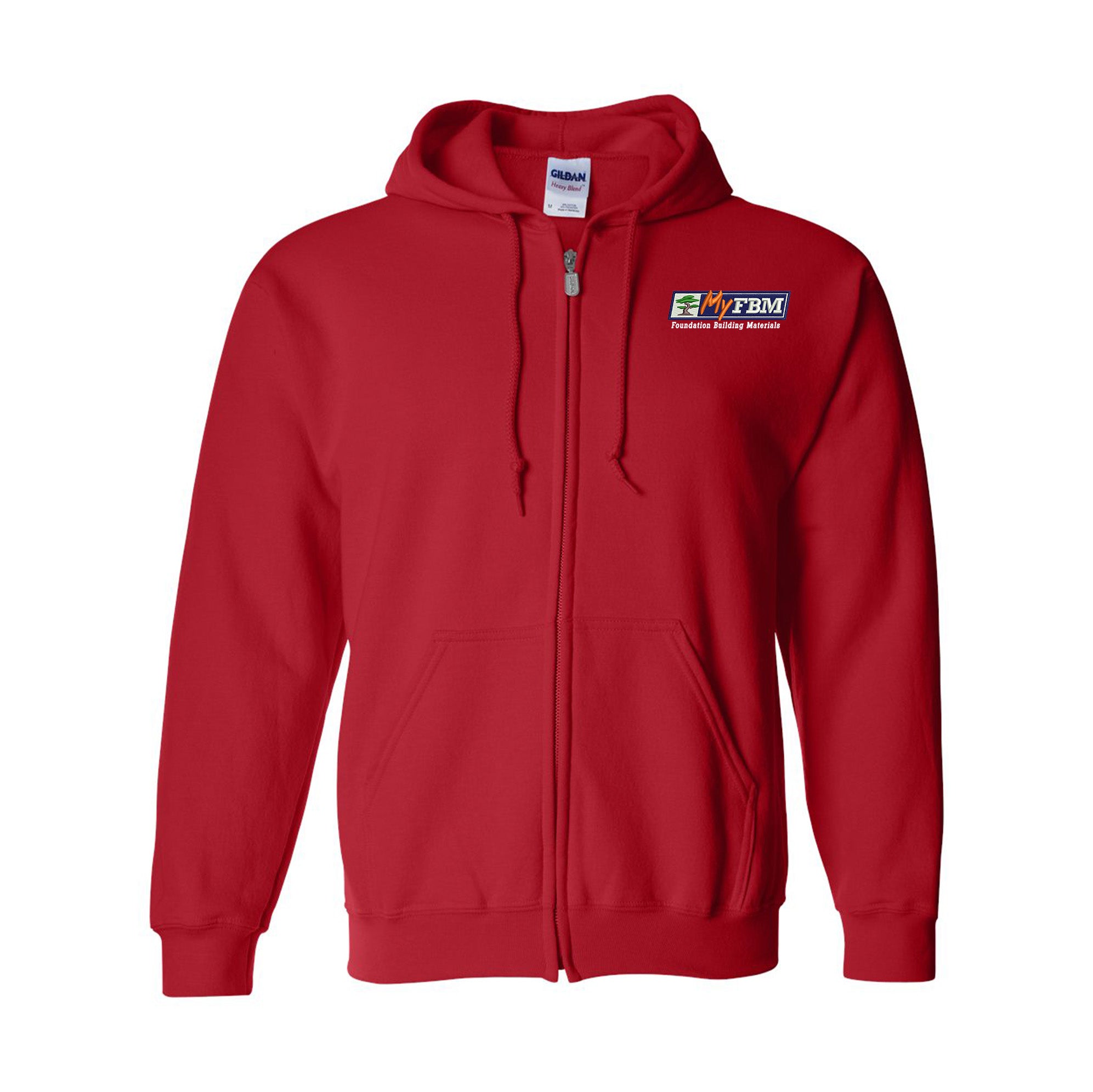 Gildan - Heavy Blend™ Full-Zip Hooded Sweatshirt - (embroidery)