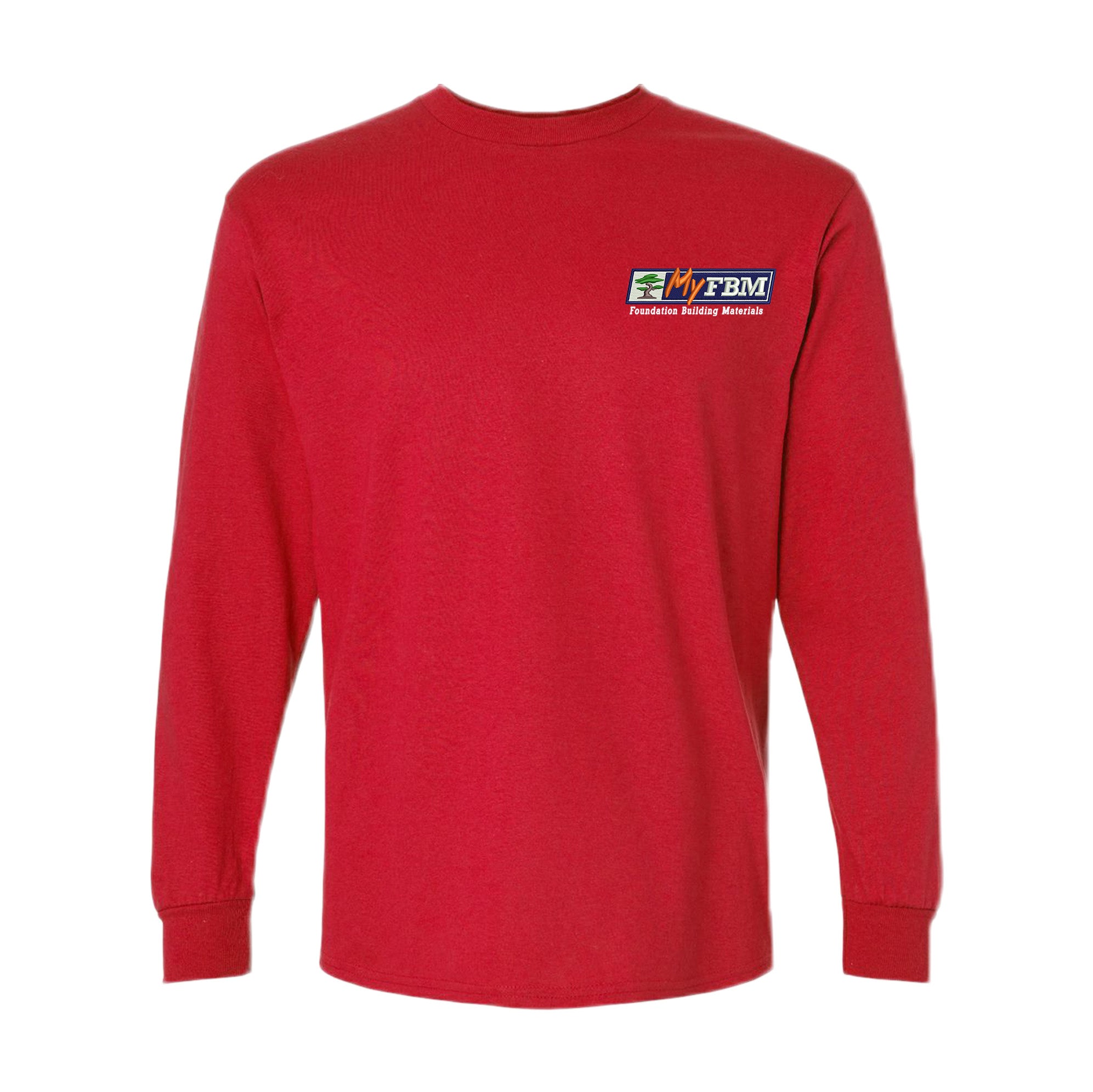 Gildan - Ultra Cotton® Long Sleeve T-Shirt - (embroidery)