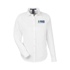 RIS - Devon & Jones Women's CrownLux Performance® Spencer Poplin Dress Shirt - DG505W