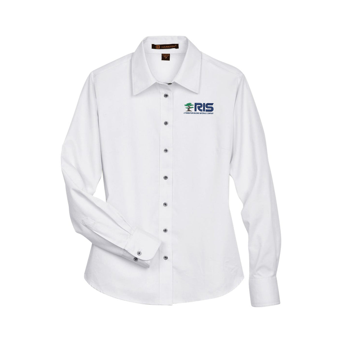 RIS - Harriton Women's Easy Blend™ Long Sleeve Twill Dress Shirt with Stain-Release - M500W (Copy)