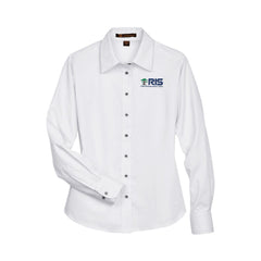 RIS - Harriton Women's Easy Blend™ Long Sleeve Twill Dress Shirt with Stain-Release - M500W (Copy)