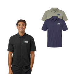 RIS - Adidas Men's Full Button Down Short Sleeve Shirt - A595